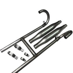 Układ wydechowy kolana tłumiki Ural M-63/M-66/M-67  Ural-650 cc CYGARO  SUROWY